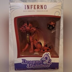 Dragons and Beasties Inferno Dice Dragon Figurine